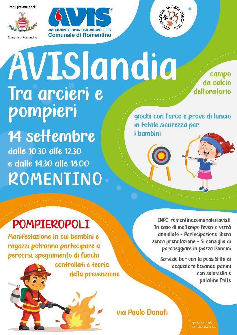 Locandina Avis Romentino Avislandia
